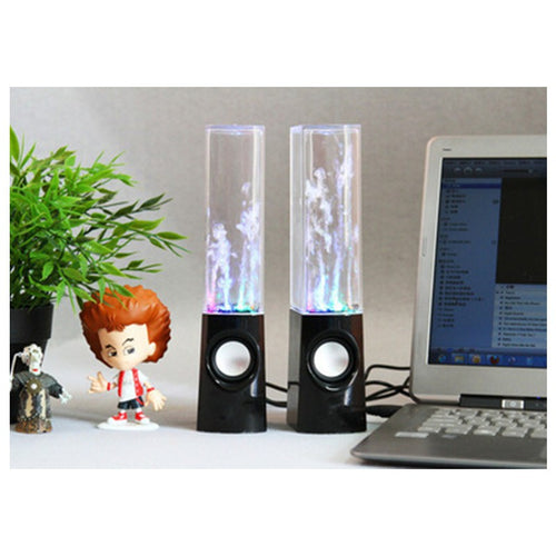 Dancing Water Speaker LED Light Fountain Speaker Family Party